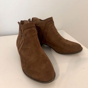 Suede booties